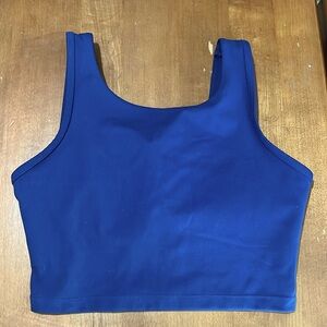 Navy Jessica Simpson sports bra